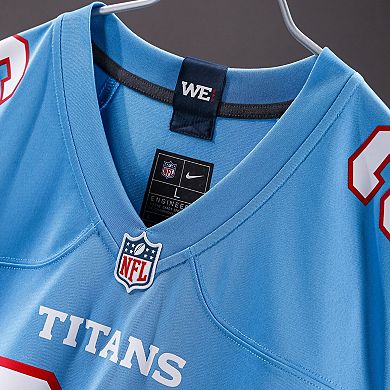 Men's Nike Tyjae Spears Light Blue Tennessee Titans Game Jersey