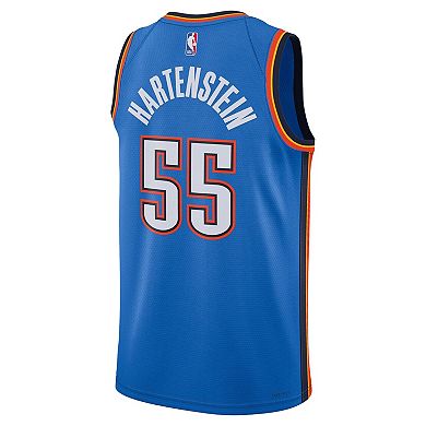 Unisex Nike Isaiah Hartenstein Blue Oklahoma City Thunder Swingman Jersey - Icon Edition