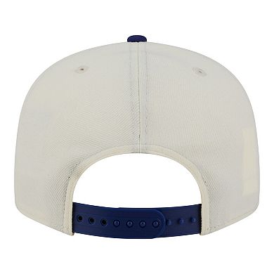 Men's New Era Cream/Royal Los Angeles Dodgers Localized 9FIFTY Snapback Hat