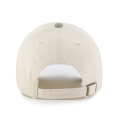 Men's '47 Natural/Olive Cincinnati Reds Two-Tone Fashion Clean Up Adjustable Hat