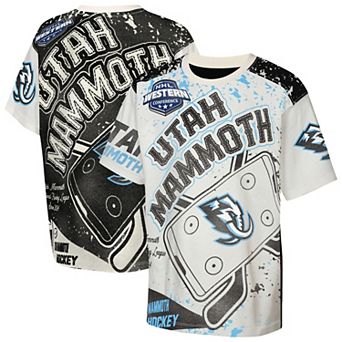 Youth Outerstuff Cream Utah Mammoth Top Player T-Shirt