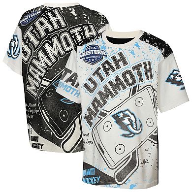 Youth Outerstuff Cream Utah Mammoth Top Player T-Shirt