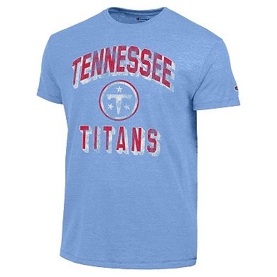 Men's Champion Light Blue Tennessee Titans Ultimate Tri-Blend T-Shirt