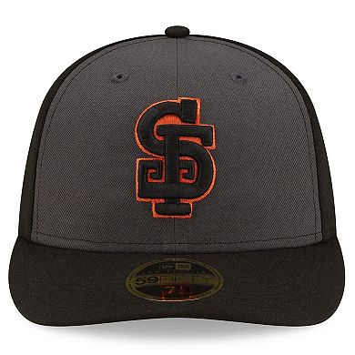 Men's New Era Gray/Black San Francisco Giants Authentic Collection Alternate Low Profile 59FIFTY Fitted Hat