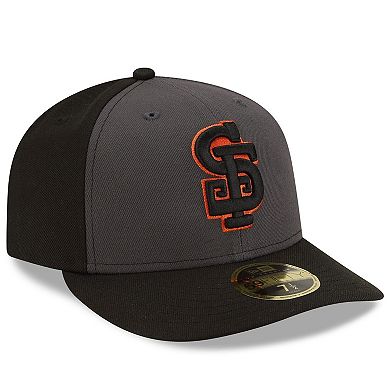 Men's New Era Gray/Black San Francisco Giants Authentic Collection Alternate Low Profile 59FIFTY Fitted Hat