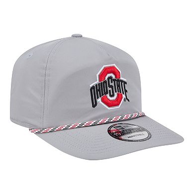 Men's New Era Gray Ohio State Buckeyes 19TWENTY Adjustable Hat