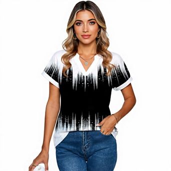 Business Casual V-Neck Summer Top