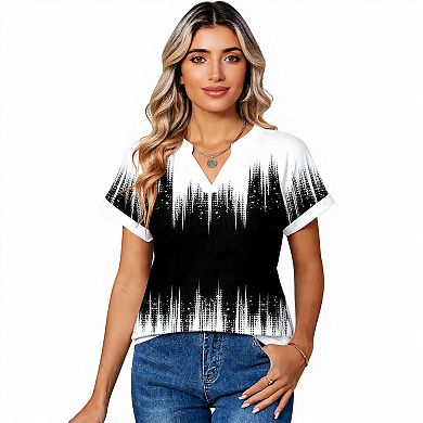 Business Casual V-Neck Summer Top