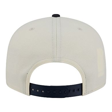 Men's New Era Cream/Navy New York Yankees Localized 9FIFTY Snapback Hat
