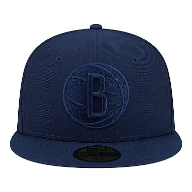 Men's New Era Navy Brooklyn Nets Tonal Color Pack 59FIFTY Fitted Hat