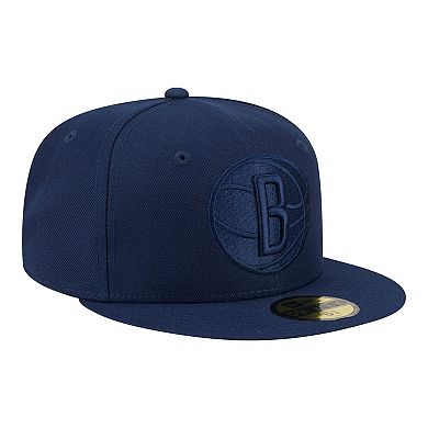 Men's New Era Navy Brooklyn Nets Tonal Color Pack 59FIFTY Fitted Hat