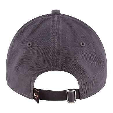 Men's New Era Charcoal Miami Heat Team 2.0 9TWENTY Adjustable Hat