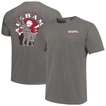 Men's Gray Alabama Crimson Tide Comfort Colors Team Statue T-Shirt