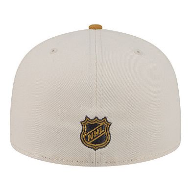 Men's New Era Cream/Tan Florida Panthers Colorpack Two-Tone 59FIFTY Fitted Hat