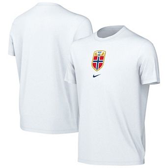 Youth Nike White Norway National Team Crest T-Shirt
