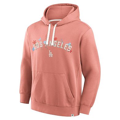 Men's Fanatics Pink Los Angeles Dodgers Bloom Hoodie