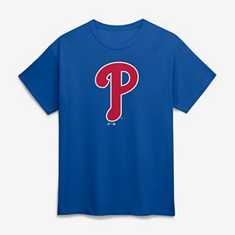 Men's Logo Athletic Royal Philadelphia Phillies Official Logo T-Shirt