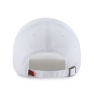 Men's '47 White Alabama Crimson Tide Vault Clean Up Adjustable Hat