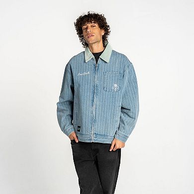 Unisex The Wild Collective Denim New York Liberty Conductor Full-Zip Jacket