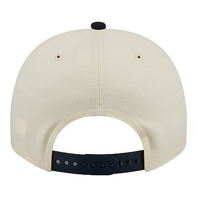 Men's New Era Cream Boston Red Sox Throwback Tri-Hit A-Frame 9FIFTY Adjustable Hat