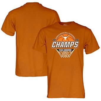 Unisex Blue 84 Texas Orange Texas Longhorns 2026 SEC Women's Basketball Tournament Champions Locker Room T-Shirt