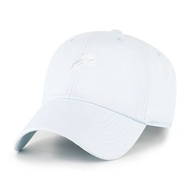 Women's '47 Light Blue Detroit Lions Base Runner Ballpark Clean Up Adjustable Hat