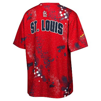 Youth Outerstuff Red St. Louis Cardinals Y2 Tech Stadium Lights T-Shirt