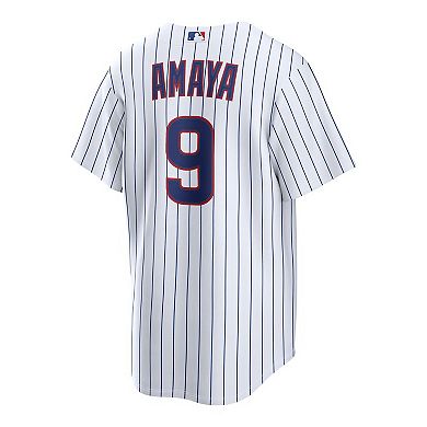 Men's Nike Miguel Amaya White Chicago Cubs Home Replica Jersey