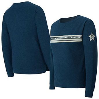 Women's Concepts Sport Navy Houston Astros Birch French Terry Long Sleeve T-Shirt