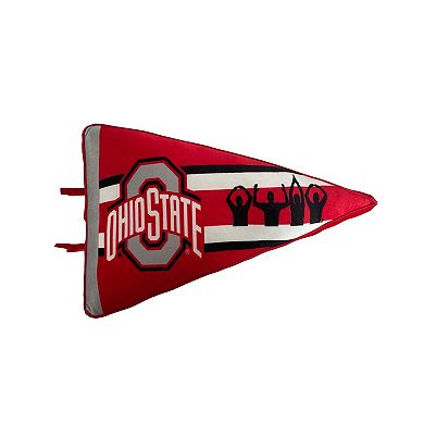Pegasus Ohio State Buckeyes Half Stripe Pennant Pillow