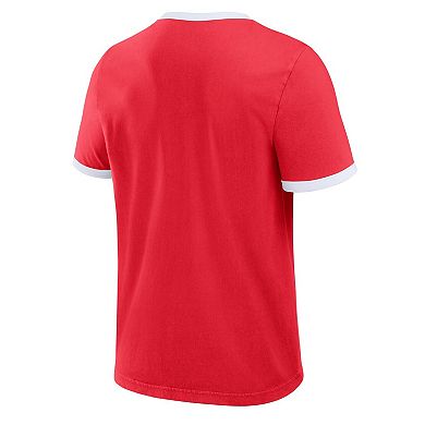 Men's Darius Rucker Collection by Fanatics Red Cincinnati Reds Washed Ringer T-Shirt