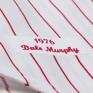 Men's Mitchell & Ness Dale Murphy White Atlanta Braves 1976 Authentic Jersey