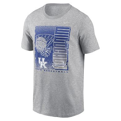 Men's Nike Heather Gray Kentucky Wildcats Basketball Refresh T-Shirt