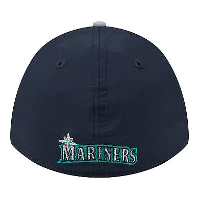 Men's New Era Navy/Gray Seattle Mariners Rope M-Crown A-Frame 39THIRTY Flex Hat