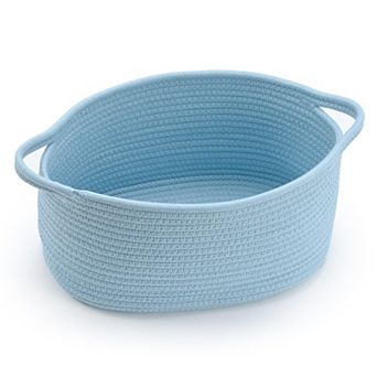 Cute Woven Basket Handle Gift Organizer