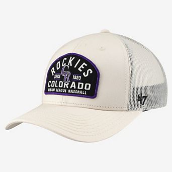 Men's '47 Cream Colorado Rockies Leland Adjustable Trucker Hat