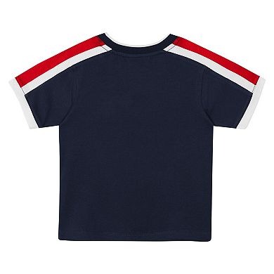 Toddler Outerstuff Navy Boston Red Sox Ground Ball T-Shirt & Shorts Set