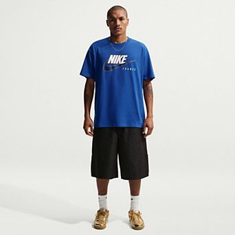 Men's Nike Blue France National Team Futura T-Shirt