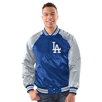 Men's Starter Royal/Gray Los Angeles Dodgers Blitz Varsity Jacket