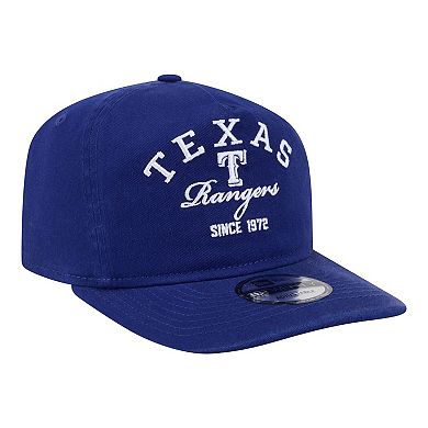 Men's New Era Royal Texas Rangers Stacked 19TWENTY Adjustable Hat