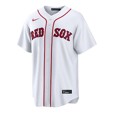 Men's Nike Wilyer Abreu White Boston Red Sox Home Replica Jersey