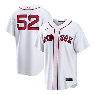 Men's Nike Wilyer Abreu White Boston Red Sox Home Replica Jersey