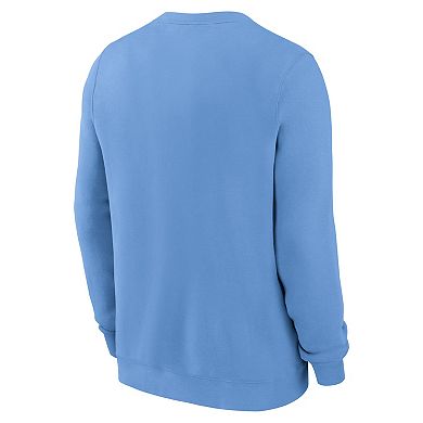 Men's Nike Light Blue Chicago Cubs Electric Bear Sweatshirt