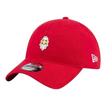 Men's New Era Red Washington Capitals Mascot Patch 9TWENTY Adjustable Hat