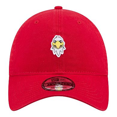 Unisex New Era Red Washington Capitals Mascot Patch 9TWENTY Adjustable Hat