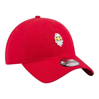 Unisex New Era Red Washington Capitals Mascot Patch 9TWENTY Adjustable Hat