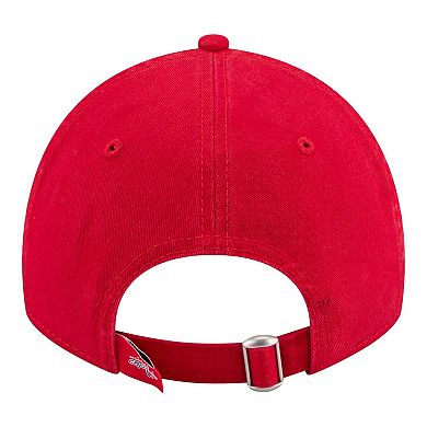Unisex New Era Red Washington Capitals Mascot Patch 9TWENTY Adjustable Hat