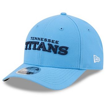 Men's New Era Light Blue Tennessee Titans Wordmark 9FORTY Adjustable Hat