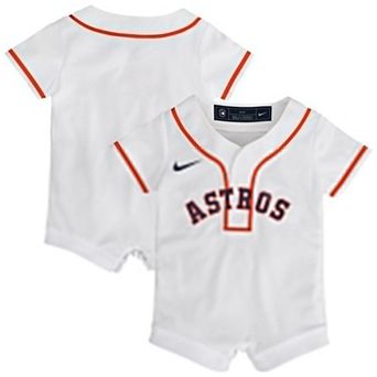 Infant Nike White Houston Astros Home Replica Romper Jersey