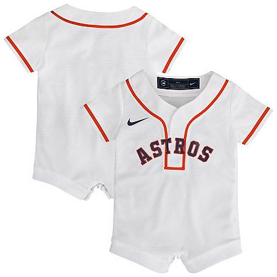 Infant Nike White Houston Astros Home Replica Romper Jersey